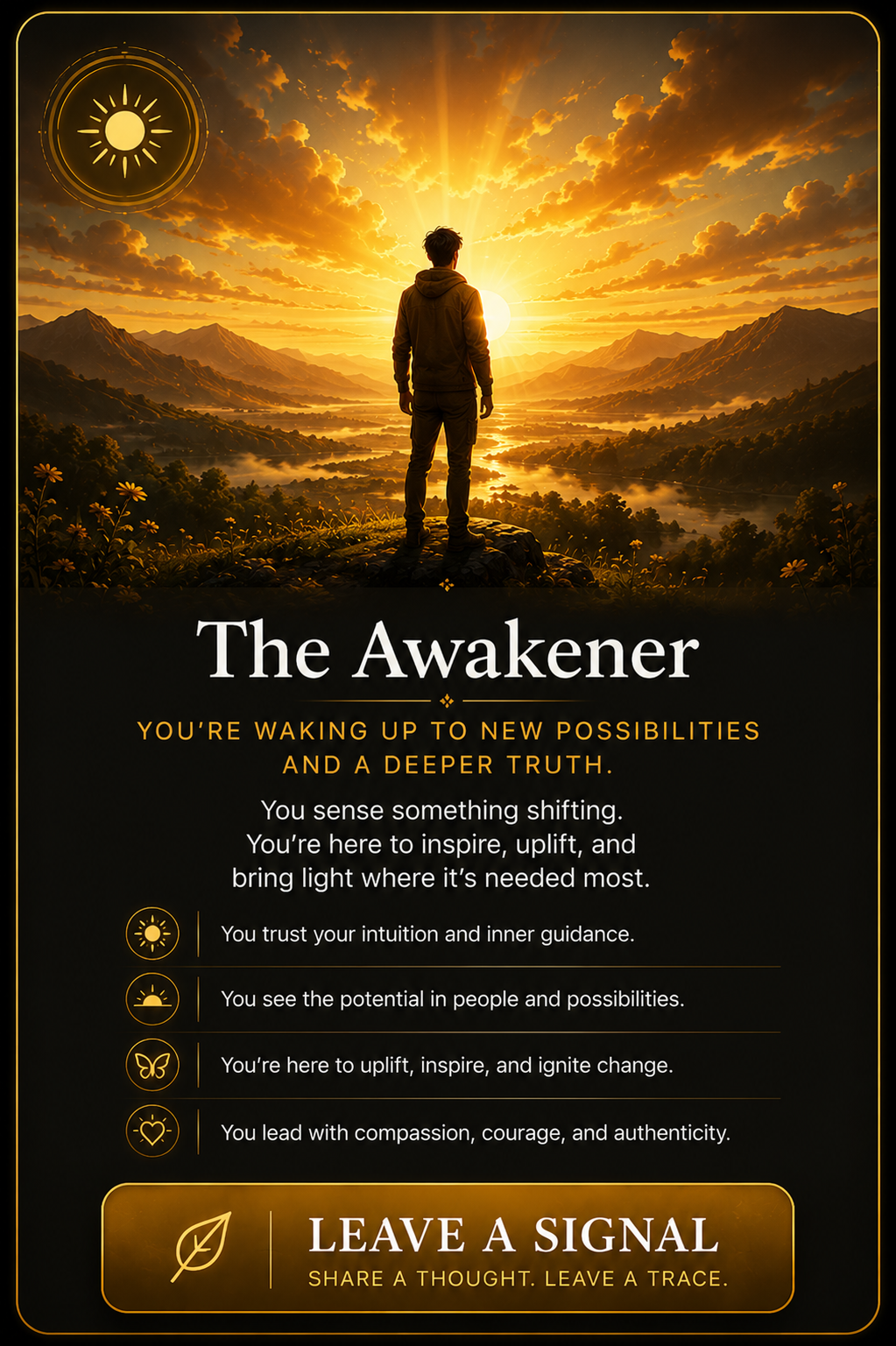 The Awakener archetype card