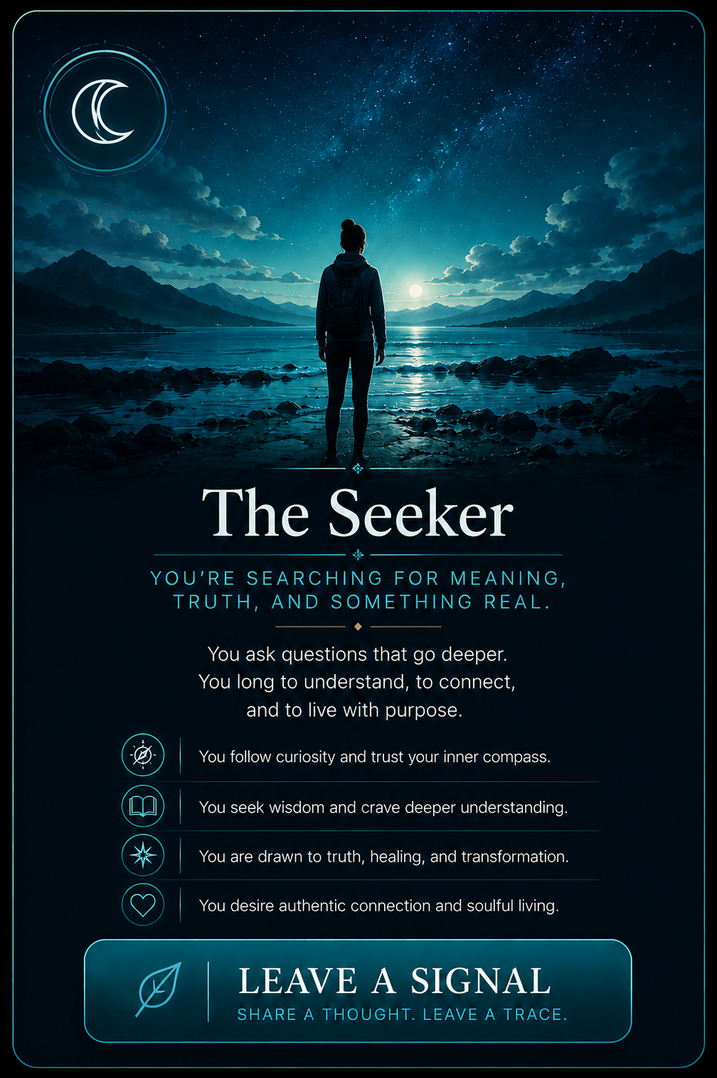The Seeker archetype card
